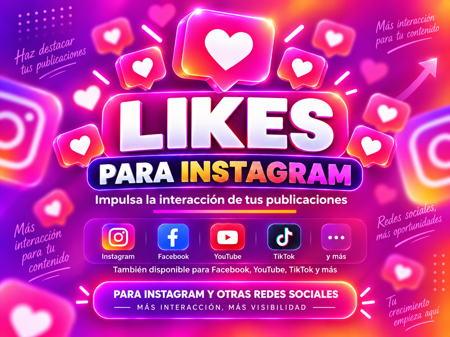 Likes para Instagram