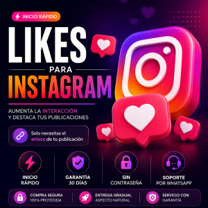 Likes para Instagram | Entrega Rápida | Garantía de Reposición